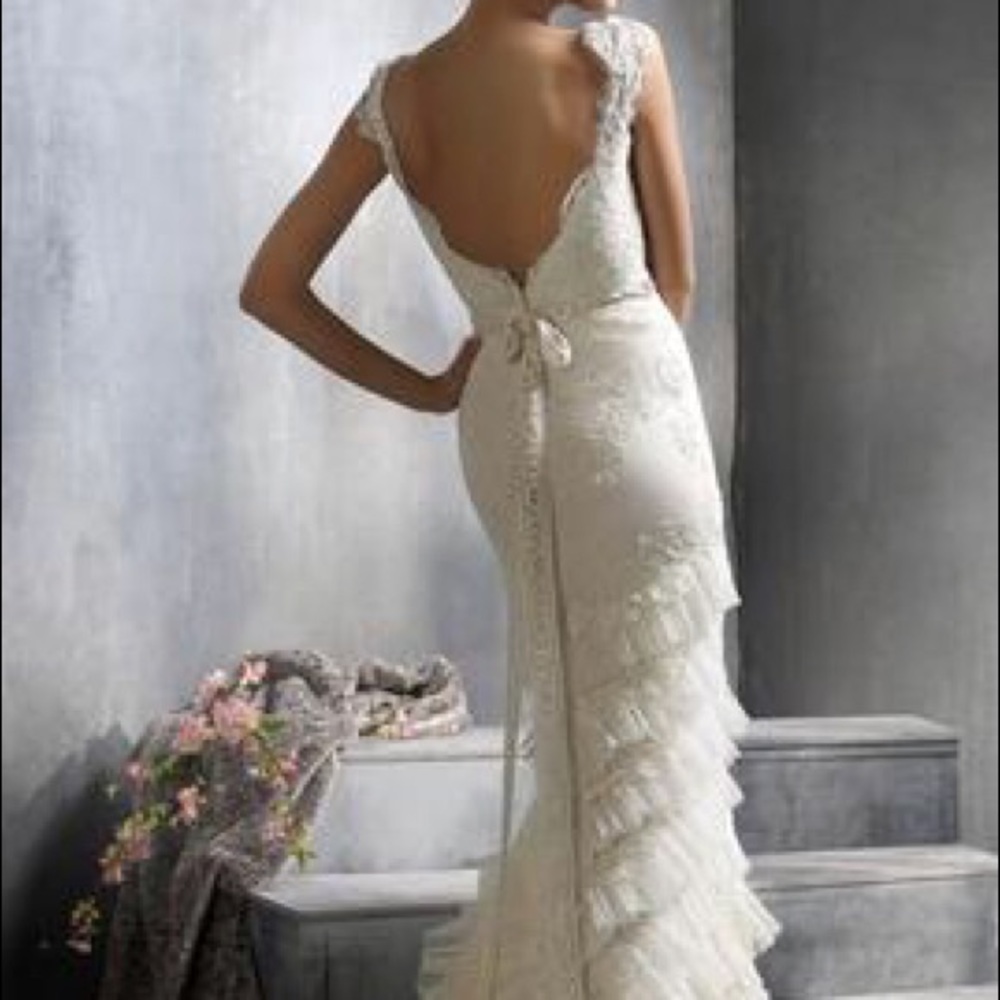 Lazaro Wedding Dress. Style #3818